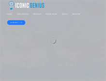 Tablet Screenshot of iconicgenius.com
